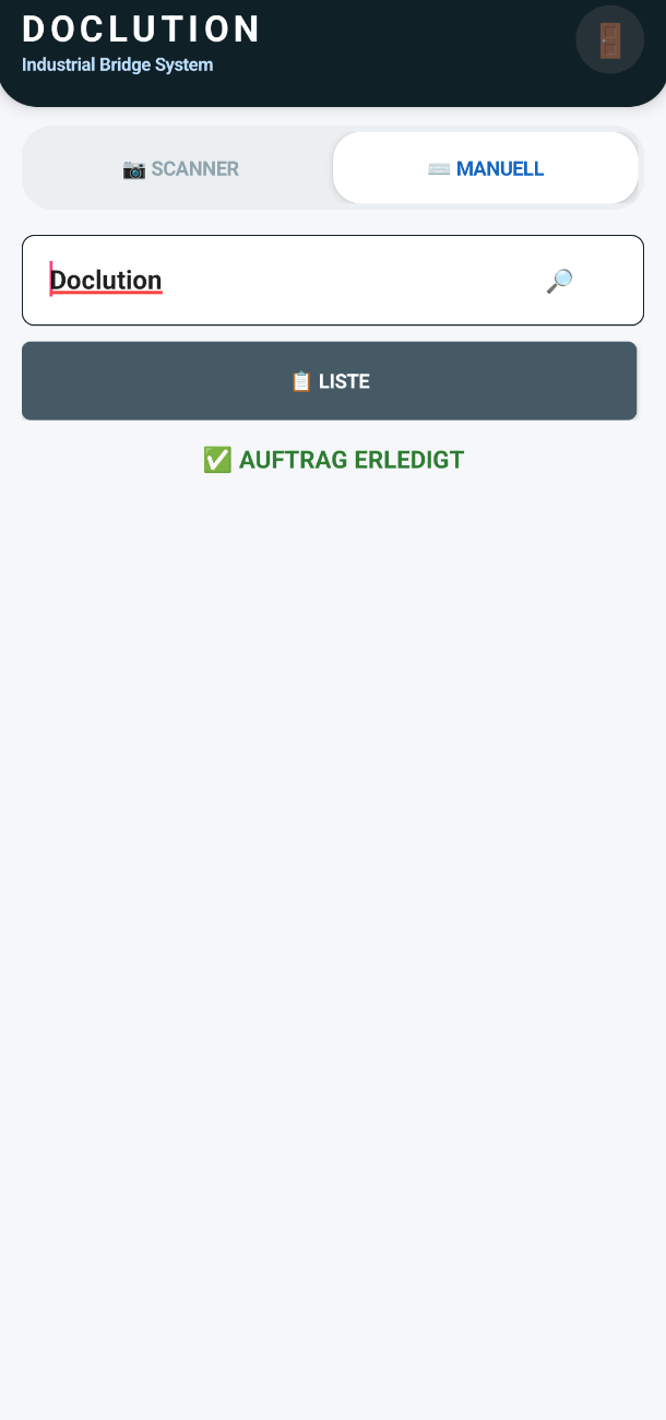 App Auftrag erfolgreich abgeschlossen